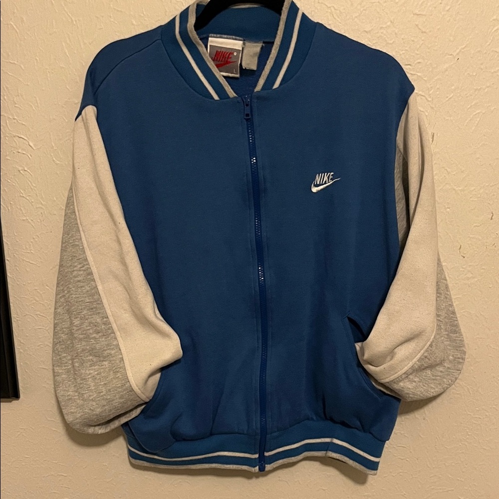 Nike Blue and White Jacket